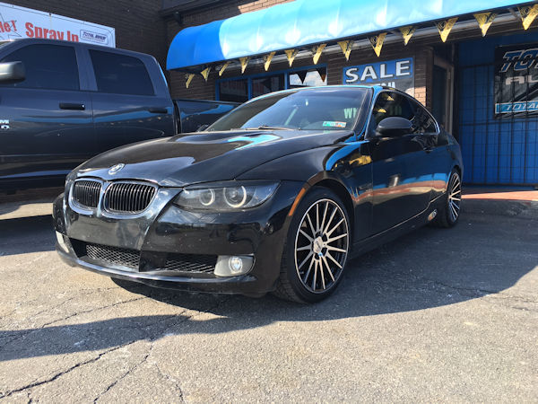 2007 BMW 328i in for TSW Chicane wheels (18x8.5 front and 18x9.5 rear) 