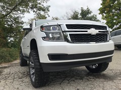 2017 Chevy Suburban, with a 6in. Fabtech Lift, 22x10 Asanti Offroad AB813’s In Titanium Brushed, 35x12.50x22 Pro Comp M/T’s