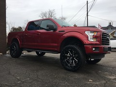 2017 Ford F-150 with 6 inch Zone Offroad lift with 20x10 Hostile Alpha wheels and 35 inch Nitto Ridge Grappler tires