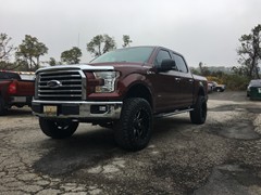 2016 Ford F-150 with 3.5 inch Rough Country lift kit and 20x10 Fuel Offroad Maverick wheels and 295/60/20 Nitto Ridge Grappler tires