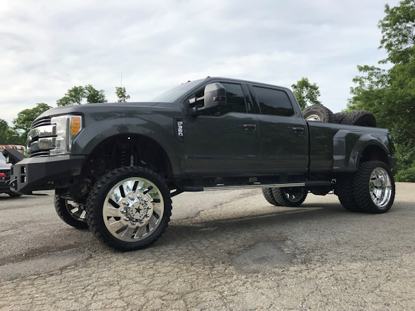 2017 Ford F350, 6in Rough Country lift, 26in. American Force’s and 37x13.50x26 RBP m/t’s 