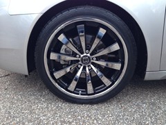 2013 Acura TL with 20 inch Motive Alloy wheels and Nitto NT555 tires