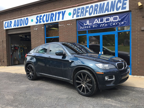 2013 BMW X6 with 22 inch staggered (22x9 front & 22x10.5 rear) DUB Shot Colla wheels with Nitto 420S tires 