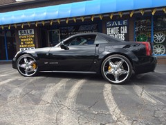 Cadillac XLR-V with Vertical door kit installed c-06201402