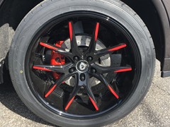 2017 Dodge Durango with 22 inch Lexani R-Twelve wheels with Avery vinyl wrapped tips and Nitto 420S tires