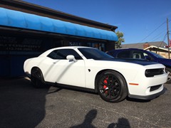 2016 Dodge Challenger Hellcat with full window tint.