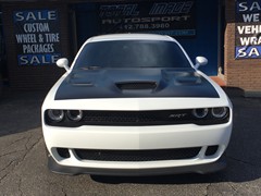 2016 Dodge Challenger Hellcat with full window tint.