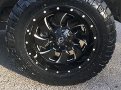 2017 Ford F-250 with Rough Country leveling kit and 20x10 Fuel Offroad Cleaver wheels and 295/60/20 Nitto Ridge Grappler tires