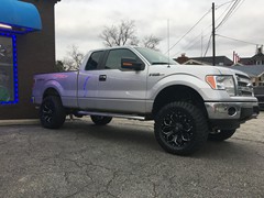 2014 Ford F-150 with 6 inch Rough Country lift kit and 20x10 Fuel Assault wheels and 35 inch Atturo Trail Blade MT tires