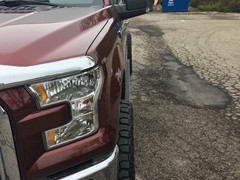 2016 Ford F-150 with 3.5 inch Rough Country lift kit and 20x10 Fuel Offroad Maverick wheels and 295/60/20 Nitto Ridge Grappler tires