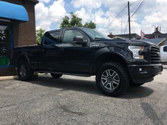 2016 Ford F-150 with a Zone Offroad leveling kit and 295/70/18 Nitto Ridge Grappler tires