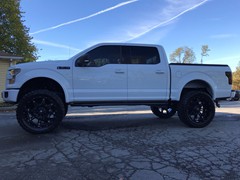 2017 f150 on a 7in. Ready Lift Kit, 24x11 Fuel Hostage, w/Toyo Open Country M/T 37x13.50x24