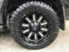 2016 f150.  With 20x9 +0 offset and 33x12.50x20 Nitto Ridge Grapplers