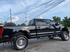 Superduty leveled with 22x10 Asanti wheels and 35x12.50x22 Toyo Open Country R/T’s