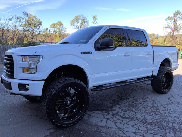 2017 f150 on a 7in. Ready Lift Kit, 24x11 Fuel Hostage, w/Toyo Open Country M/T 37x13.50x24 