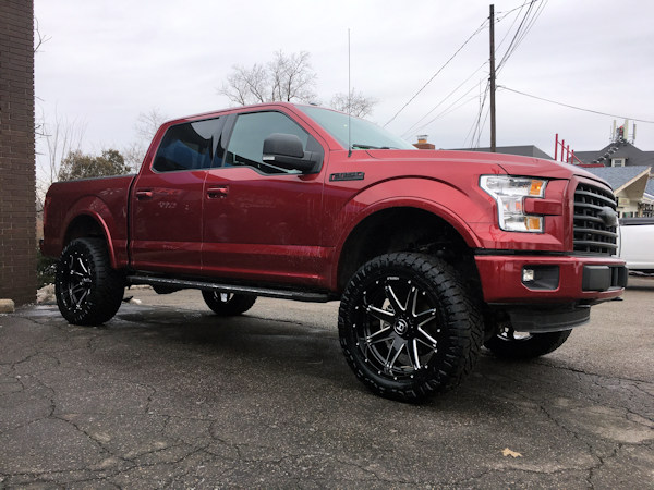 2017 Ford F-150 with 6 inch Zone Offroad lift with 20x10 Hostile Alpha wheels and 35 inch Nitto Ridge Grappler tires 