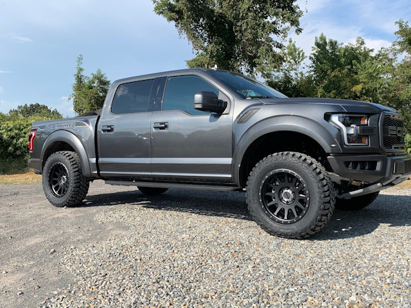 2019 Ford Raptor with Readylift leveling kit 20x9 Method Race wheels and 35 inch Mastercraft MXT tires.  Rough Country LED fog light kit. 