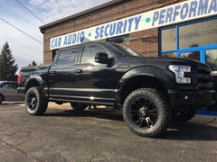 2016 Ford F-150 with a 4 inch BDS Suspension lift kit and 20x9 Fuel Offroad Vapor wheels with 35 inch Nitto Ridge Grappler tires.