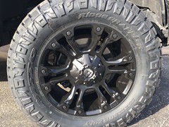2016 Ford F-150 with a 4 inch BDS Suspension lift kit and 20x9 Fuel Offroad Vapor wheels with 35 inch Nitto Ridge Grappler tires.