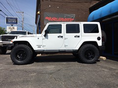 2017 Jeep Wrangler with 3 inch Zone Offroad lift kit and 18 inch Fuel Offroad Recoil wheels and 35 inch Toyo Open Country MT tires