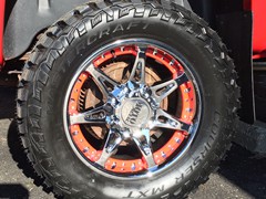 1998 Ram 2500 in for a ProComp leveling kit, Rancho Shock upgrade and 20x9 Moto Metal MO961 wheels with 35x12.50x20 Mastercraft MXT tires, and Alpine radio upgrade and JL Audio C2 speakers.