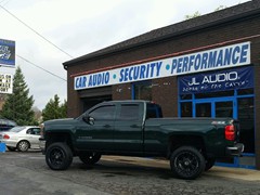 2015 Chevy Silverado with 6.5 inch Zone Offroad lift kit and 20 inch Anthem wheels with Atturo Trail Blade XT tires