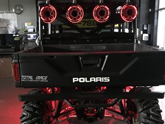 2014 Polaris Ranger Crew, 5in. Lift, 18in. MSA Bandit wheels, 32/10/18 Moto MTC tires, RoughCountry light Bars, Rigid Rock lights, full Wet Sounds and JL audio sound system