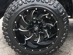 2015 Ram 1500 with a 6 inch Rough Country lift kit and 22x14 Fuel Cleaver wheels with 35 inch Atturo Trail Blade MT tires