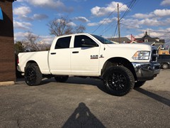 2017 Ram 3500 with Rough Country Leveling kit and 20x9 Fuel Offroad Sledge wheels with 35 inch Nitto Ridge Grappler tires