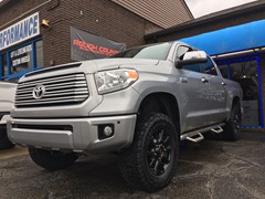 2017 Toyota Tundra with 3.5 inch Rough Country lift and 33 inch BF Goodrich All Terrain TA/KO2 tires